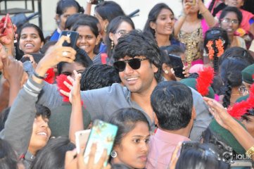 Manasuku Nachindi Movie Team At Kasturba Gandhi College